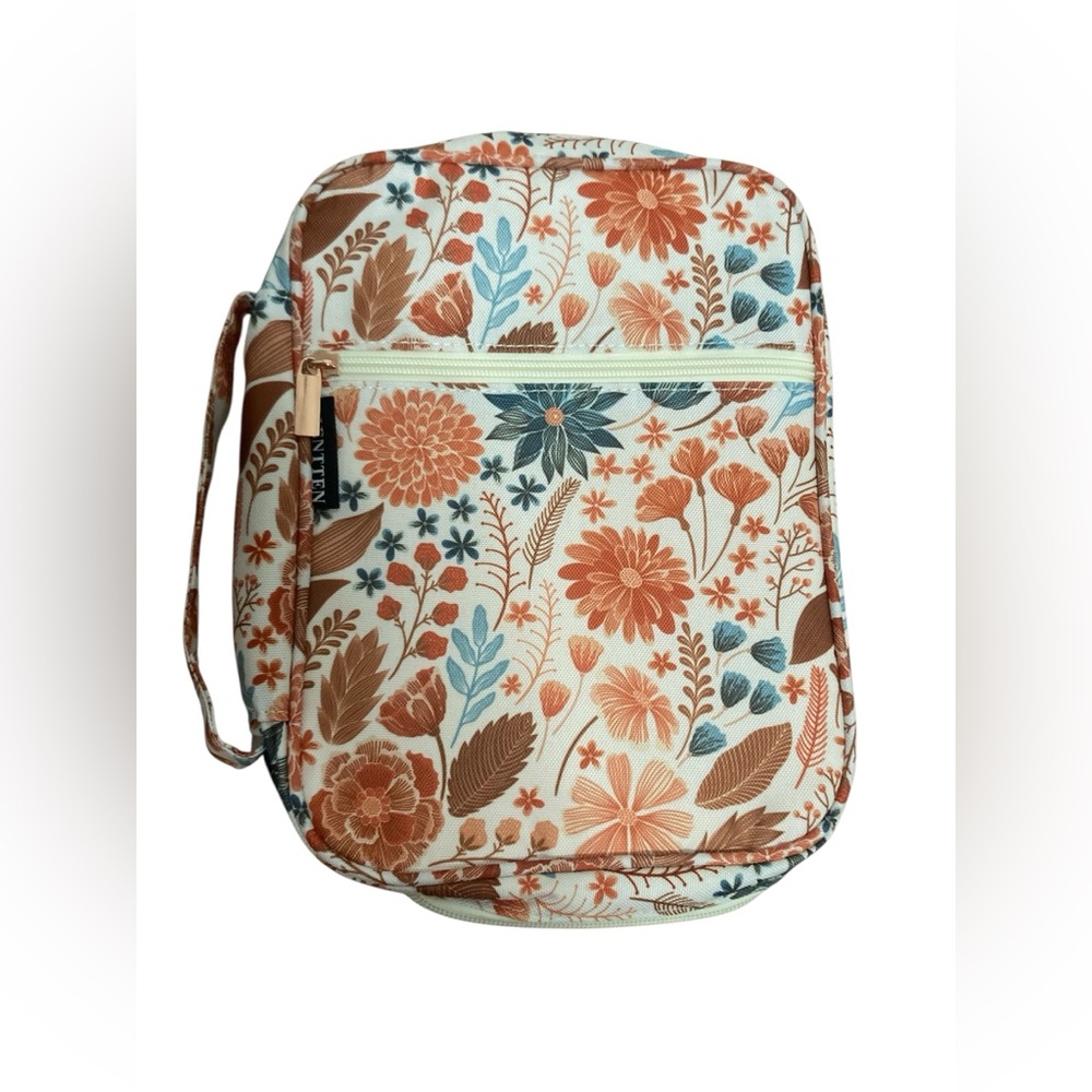 Glentten Floral Bible Cover Carrying Case - Picture 2 of 3